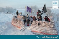 Рыбинск украсили снежные крепости